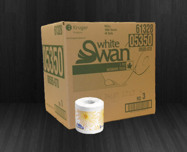 White Swan 05350 1-Ply Toilet Tissue-2